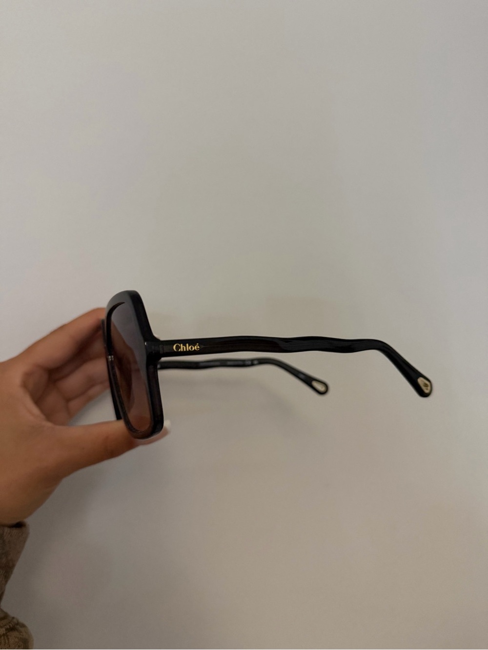 Chloé Black Square Sunglasses